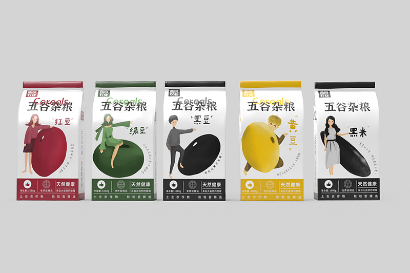 五谷雜糧包裝設(shè)計(jì)是怎么樣設(shè)計(jì)？